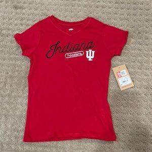 2 IU T-shirts-red & white & bandeau.